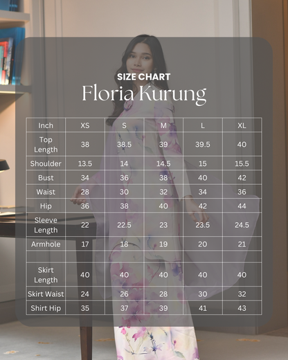 Floria Kurung in Buttercup