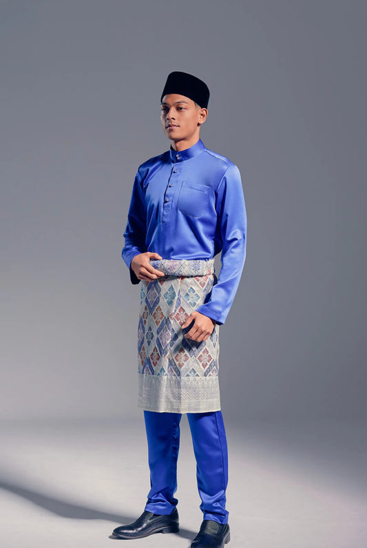 Baju Melayu Modern Fit (Royal Blue)