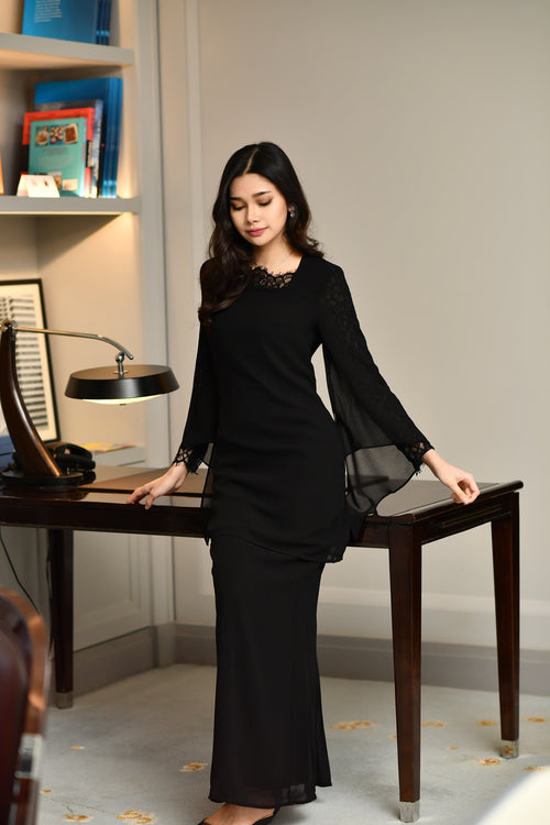 Amara Kurung in Black