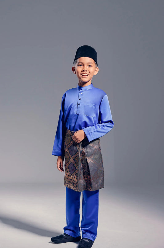 Baju Melayu Kids (Royal Blue)