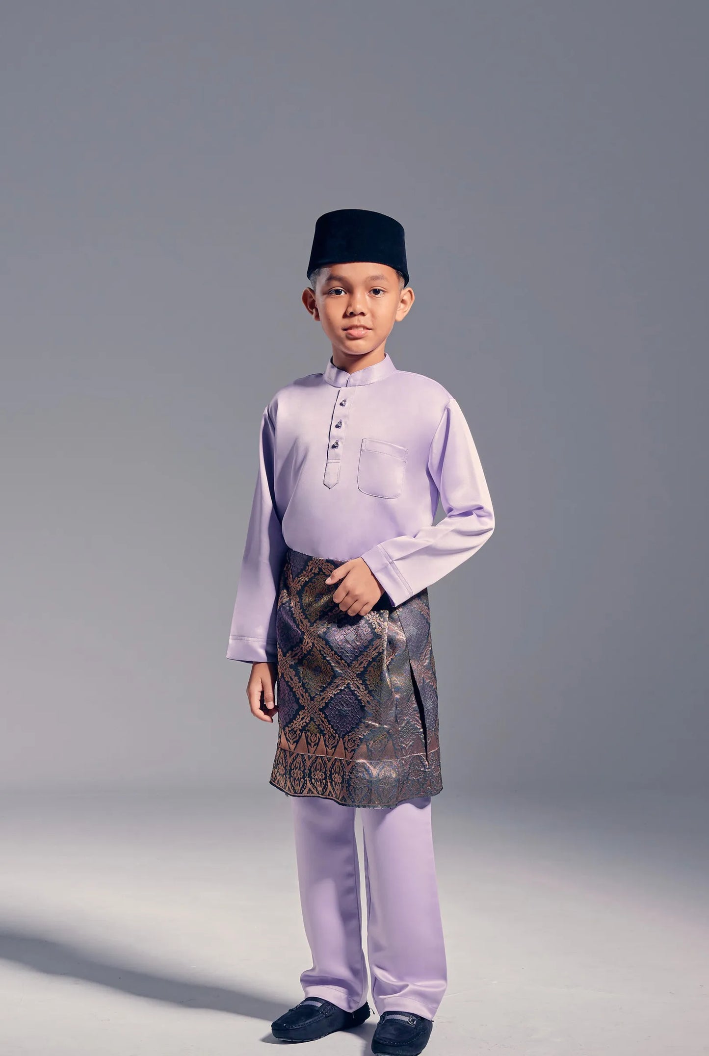 Baju Melayu Kids (Lilac)