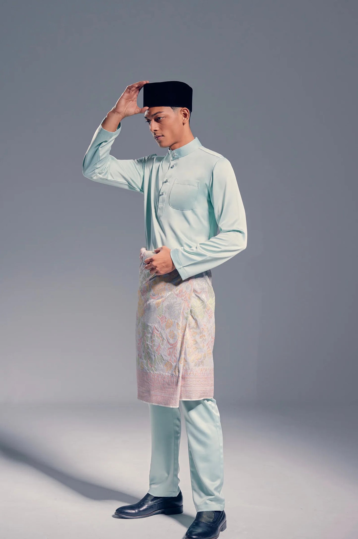 Baju Melayu Modern Fit (Mint Green)