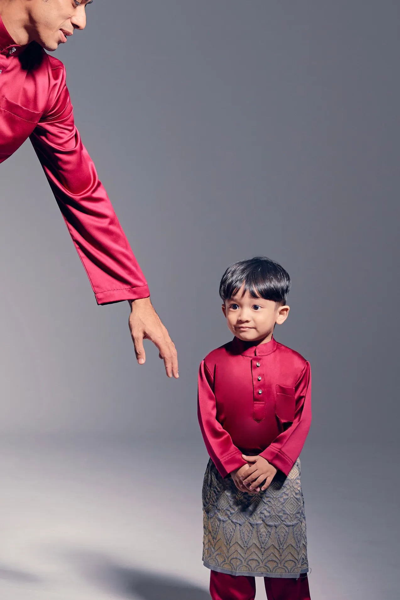 Baju Melayu Kids (Maroon)