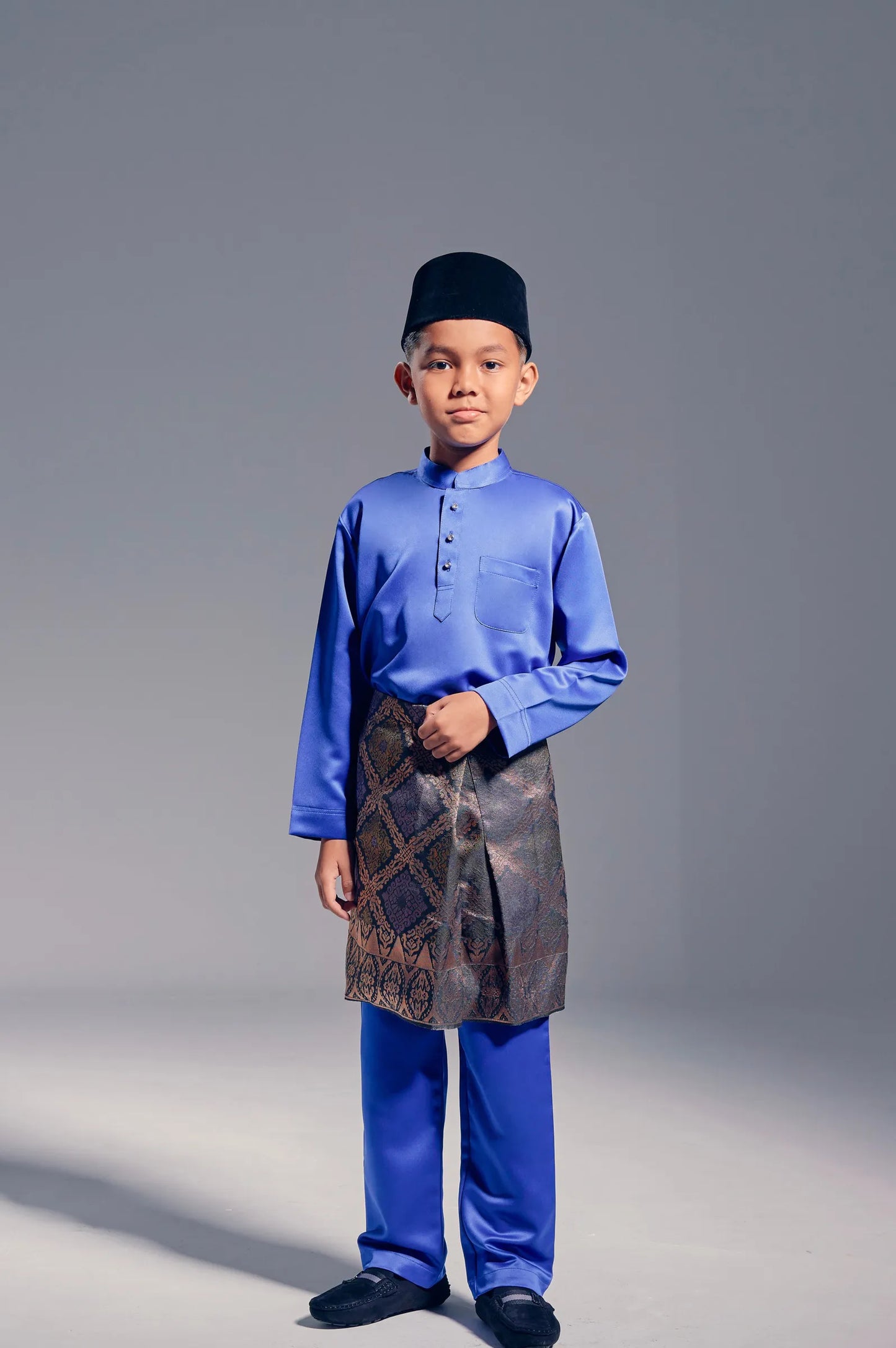 Baju Melayu Kids (Royal Blue)