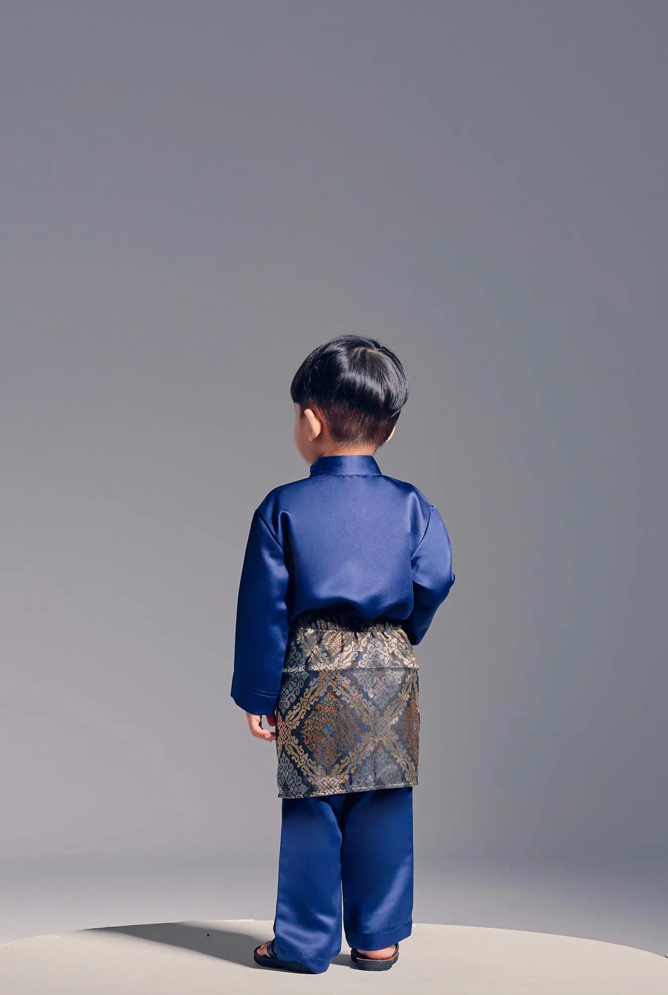 Baju Melayu Kids (Navy Blue)