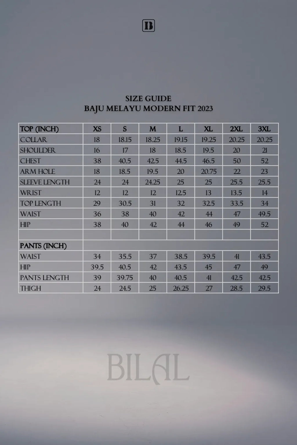 Baju Melayu Modern Fit (Black)