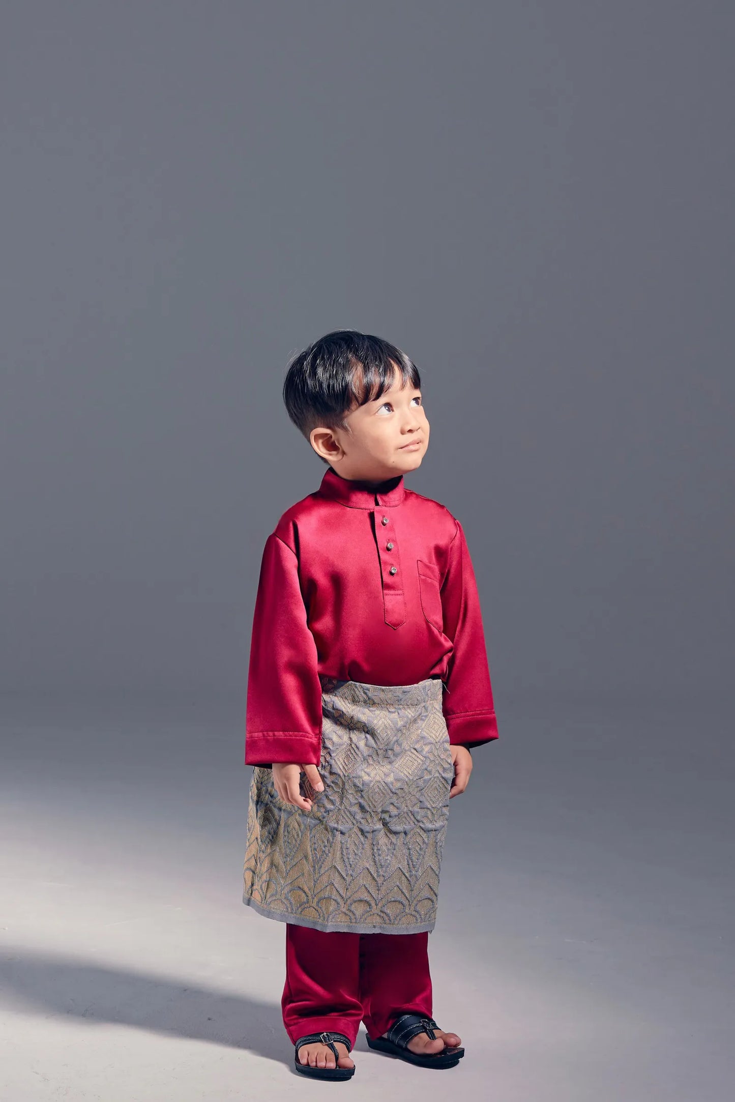 Baju Melayu Kids (Maroon)