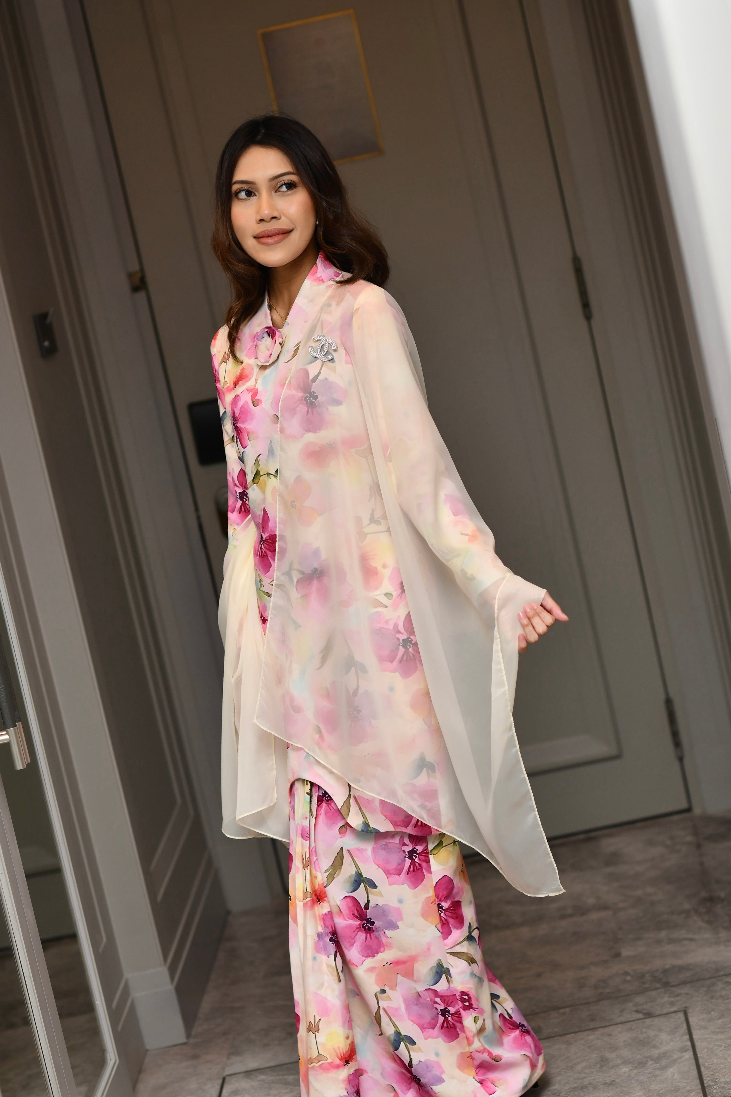 Floria Kurung in Buttercup