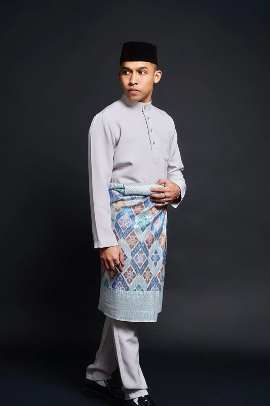 Baju Melayu Luxe (Ash Beige)