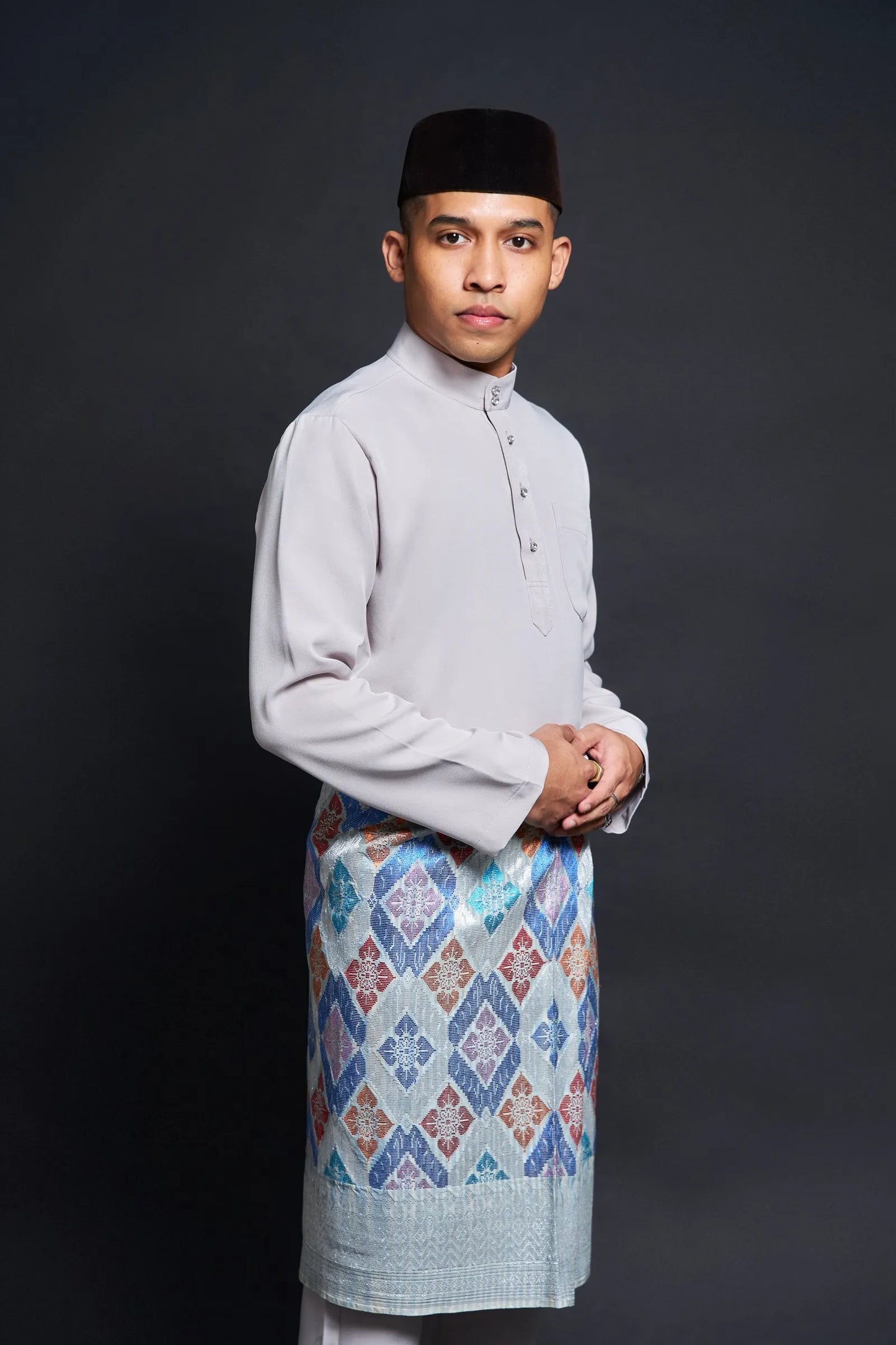 Baju Melayu Luxe (Ash Beige)