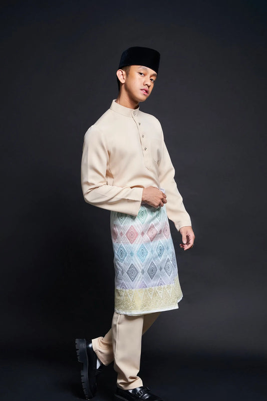 Baju Melayu Luxe (Nude)