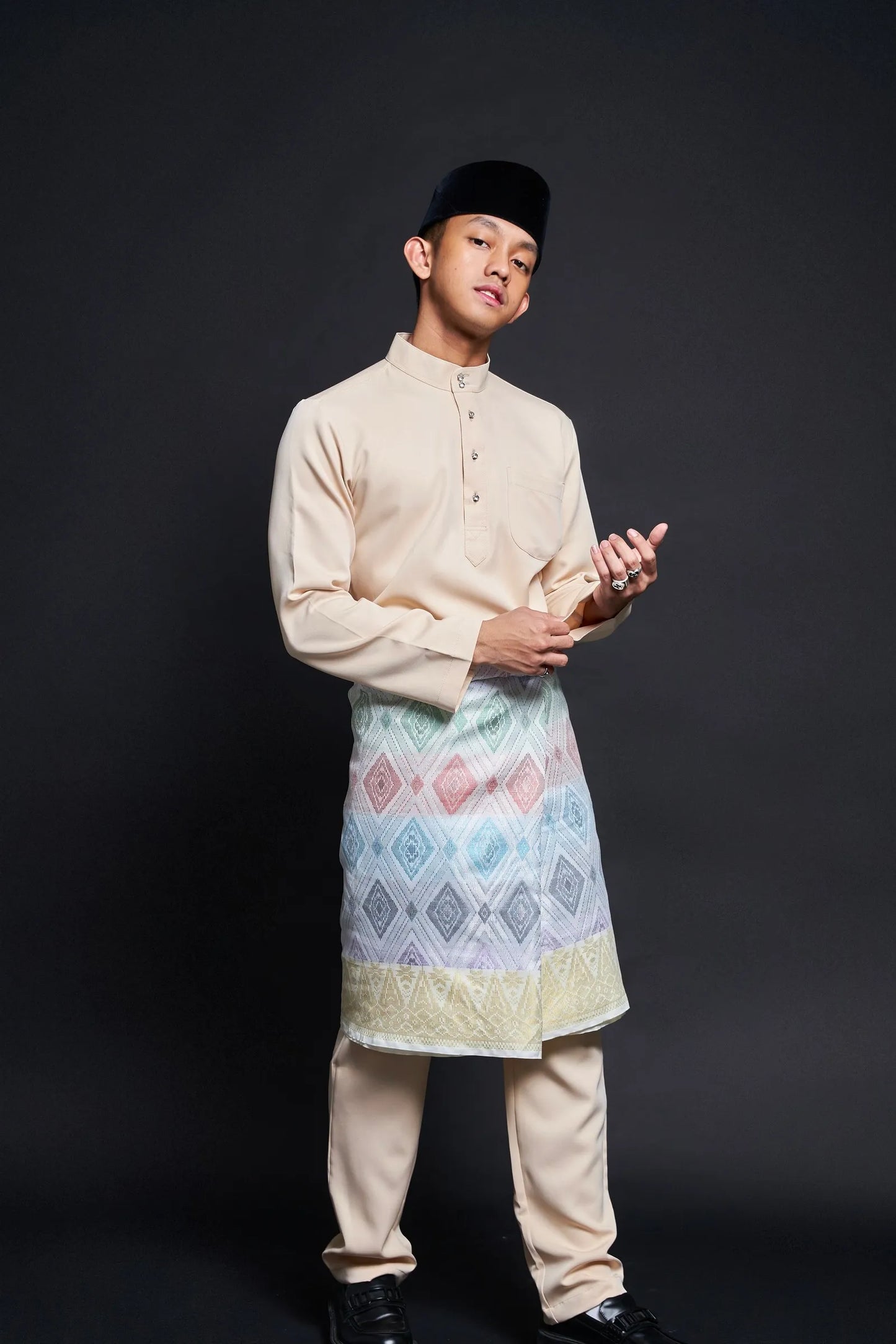 Baju Melayu Luxe (Nude)