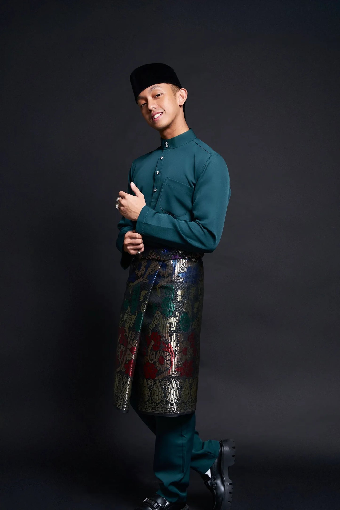 Baju Melayu Luxe (Emerald Green)