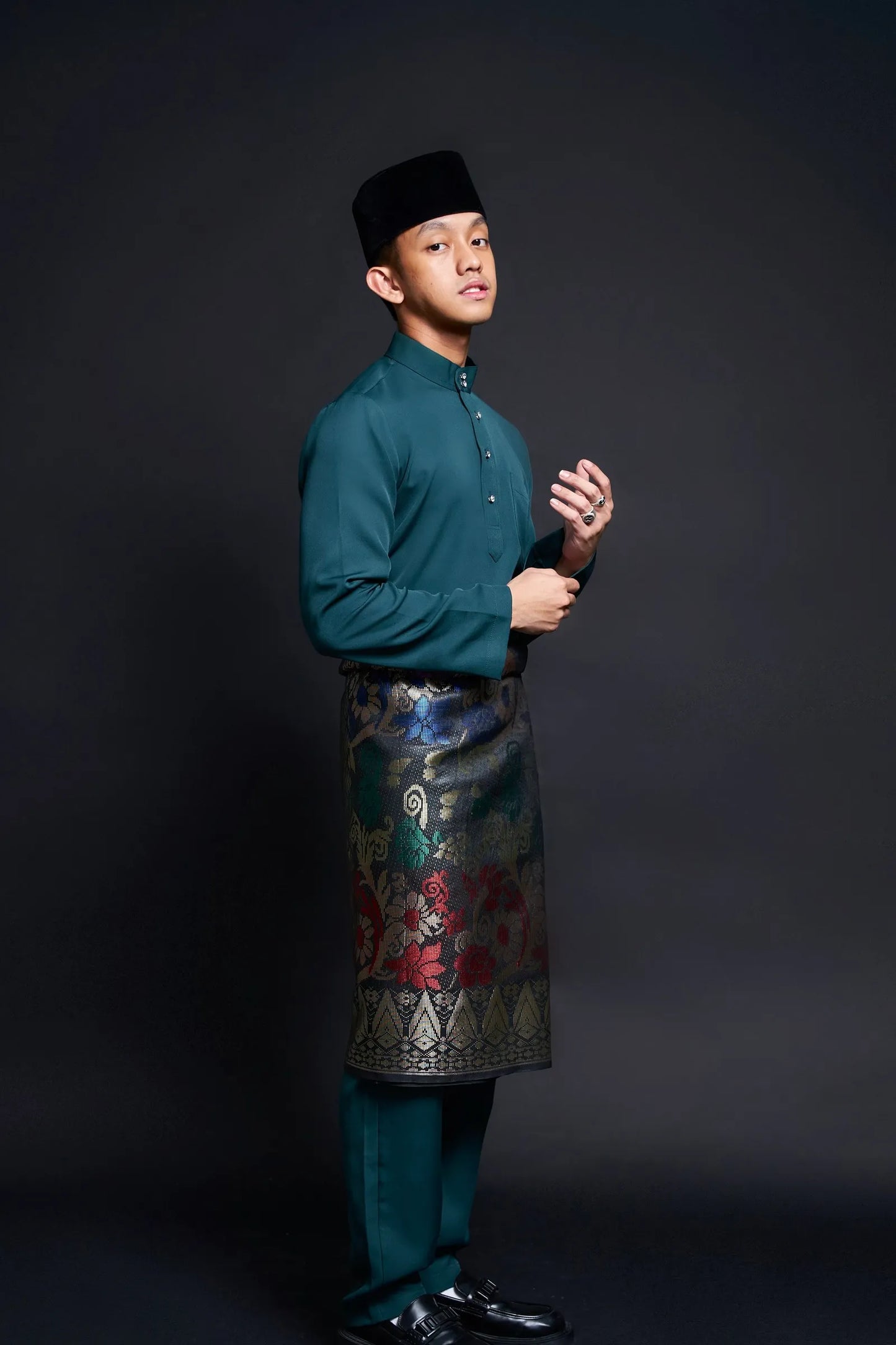 Baju Melayu Luxe (Emerald Green)