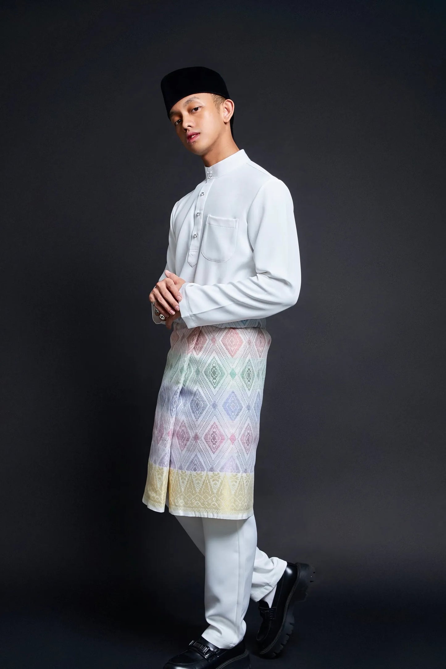 Baju Melayu Luxe (White)