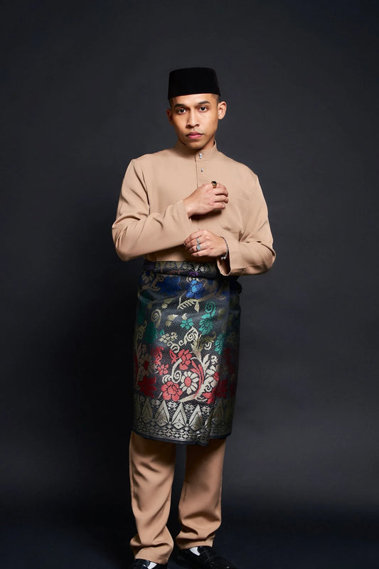 Baju Melayu Luxe (Brown)