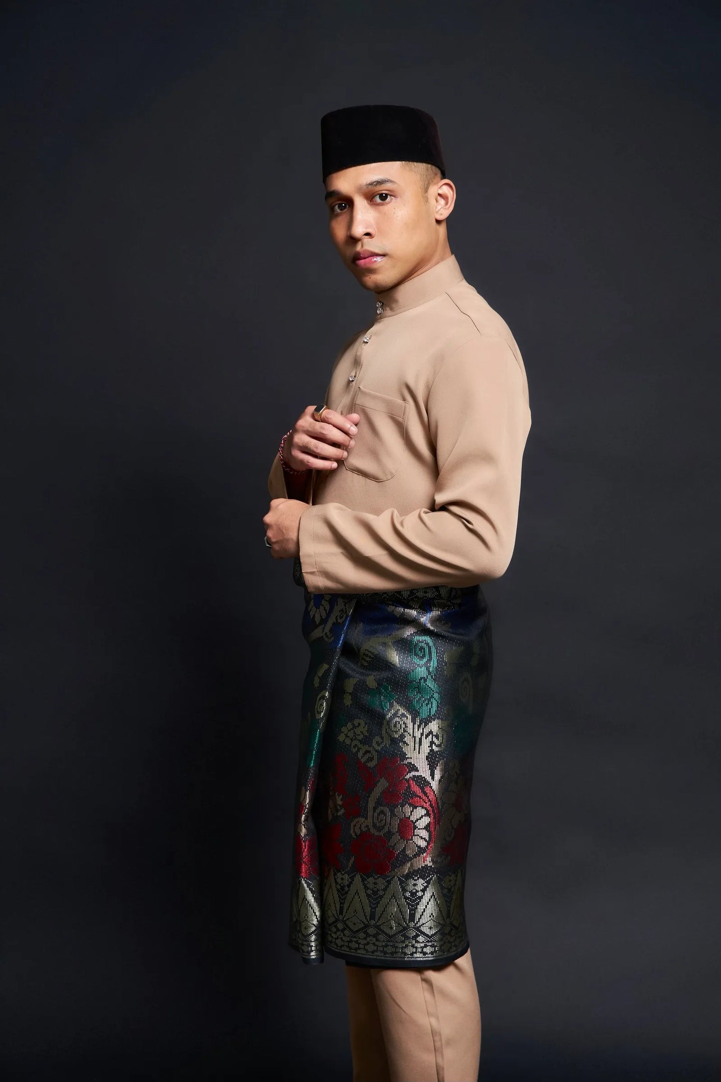 Baju Melayu Luxe (Brown)