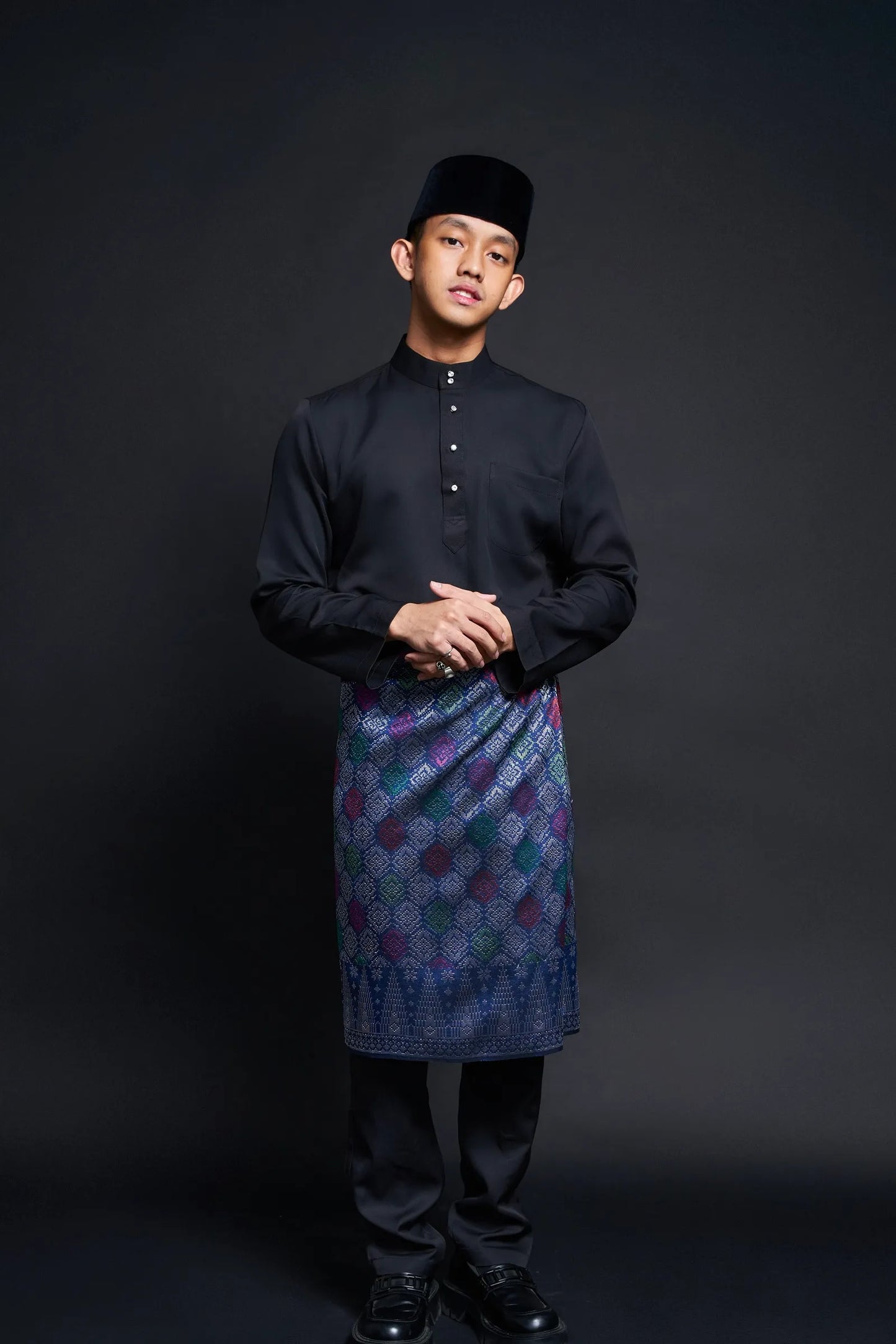 Baju Melayu Luxe (Black)